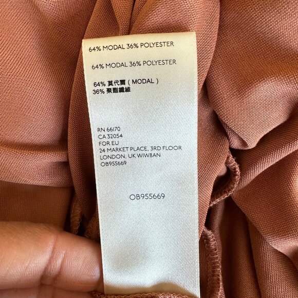 Free People Jersey Popover Tunic Front Tie Key Closure Sleeveless Wide Pits Plea - Picture 5 of 12